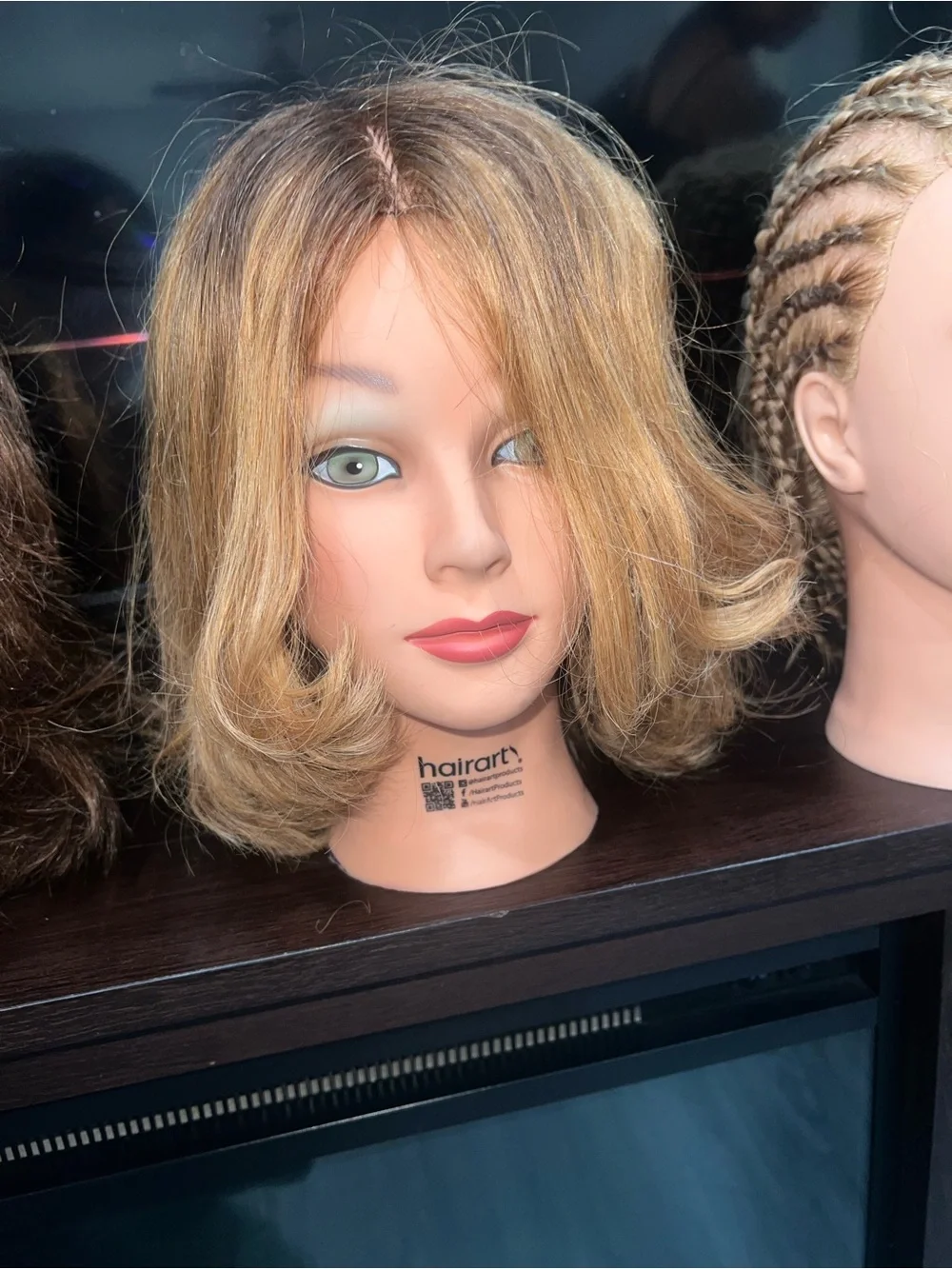 Blonde Highlight Training Mannequin Head